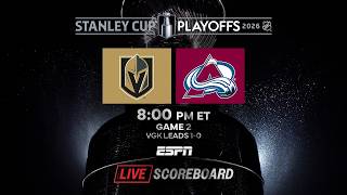 ???? LIVE NHL Conference Finals Game 2 Knights vs. Avalanche Scoreboard & Chat 5/22 ????????