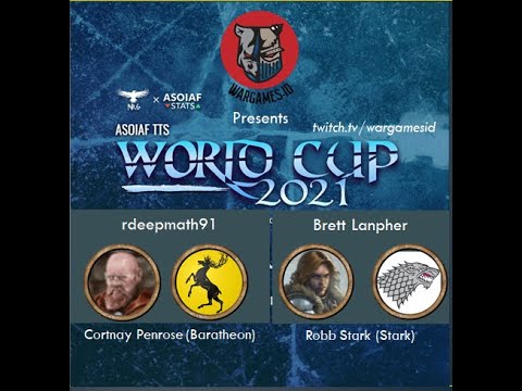 ASOIAF World Cup Round 3 rdeepmath (Baratheon) vs Brett (Stark)