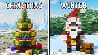 Minecraft | 10+ Christmas Build Hacks!