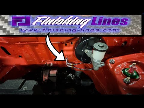 Finishing Lines EG Tucked Brake Line Kit Installation / Review | On My K24 Turbo Civic Street Build