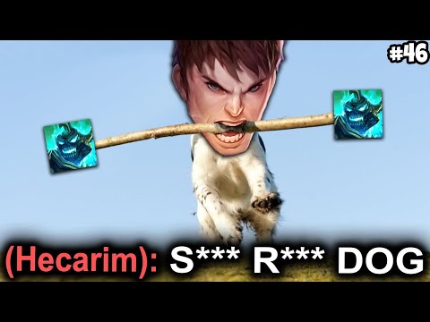 Me the super DOG punishing a SUPER TOXIC HECARIM 🔥 Road to Master #46 LoL AD Garen s10 Gameplay