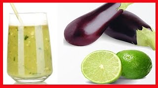 EMAGRECER RPIDO  Emagrea 1 kg Por Dia Com Tomando Suco de Berinjela e Limo - Receita Caseira