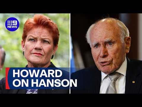 "Accident": John Howard's scathing review of Pauline Hanson | 9 News Australia