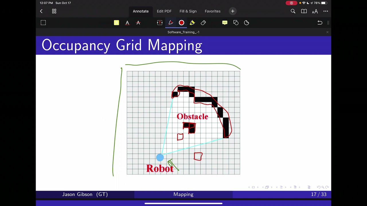 Introduction To Occupancy Grids | Robotics 5 - 2 | Software Training Fall 2021