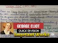 George Eliot|Notes for Net & Set Exam