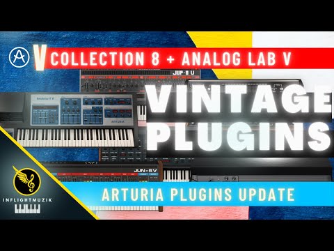 Arturia V Collection 8 + Analog Lab V Vintage Plugins (Emulator II, Jun-6, Jup-8, Stage-73, Vocoder)
