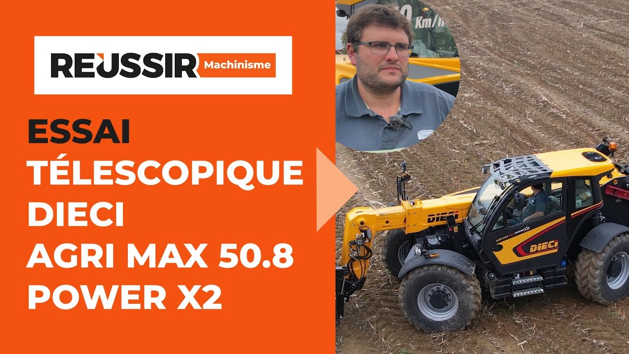 Essai - Le chargeur télescopique Dieci Agri Max 50.8 Power X2