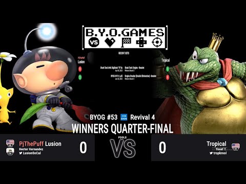BYOG #53 | Lusion (Olimar) Vs. Tropical (King K. Rool) | Winners Quarter-Final