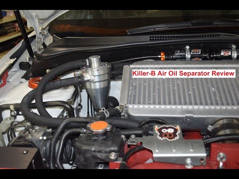 Our Killer-B Motorsports Air Oil Separator Review on Scotty's 2011 STIs