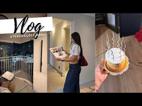 ATUALIZAÇÕES DE OBRA (ATRASOU), TIAGO DE MADRUGADA NO CEAGESP, CÂMERA DE VLOG NOVA E SALÃO DE BDAY! 