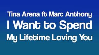 Tina Arena ft Marc Anthony - I Want to Spend My Lifetime Loving You (Acoustic Karaoke)