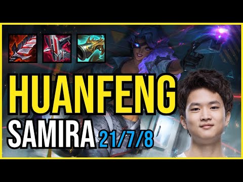 HUANFENG - SAMIRA vs. VAYNE ADC | KR GRANDMASTER | PATCH 10.25 | QUADRAKILL