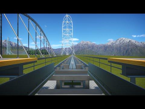[Planet Coaster] Stealth Front Seat on-ride  POV Thorpe Park