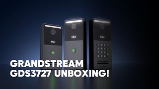 وحدة دخول فيديو IP جراندستريم بكاميرا 4MP وWi‑Fi 6 وNFC وحماية IP66 موديل GDS3727