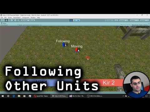Unity Tutorial: Following Other Units - Simple RTS [Creating Games! ~ A-5]