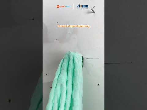 Gambar Informa 70x140 cm Popcorn Handuk Mandi - Biru Muda