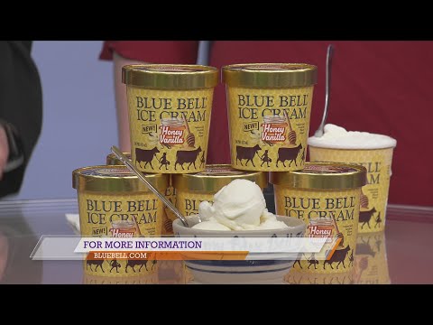 Blue Bell introduces its new ice cream flavor, honey vanilla