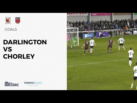 Goals: Darlington v Chorley