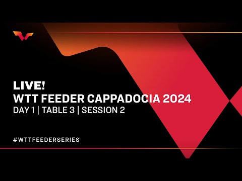LIVE! | T3 | Day 1 | WTT Feeder Cappadocia 2024 | Session 2