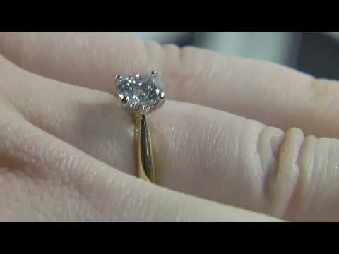 DR025 0.80ct Round Brilliant Cut Diamond Solitaire Engagement Ring Dublin