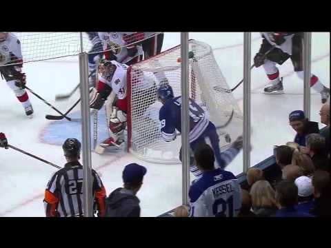 Lupul Goal - Sens 3 vs Leafs 2 - Nov 12th 2011 (HD)