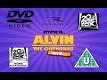 Opening To Alvin And The Chipmunks The Squeakquel 2010 UK DVD