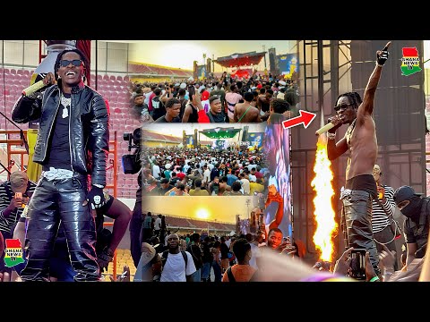 King Shatta Wale Has done it Again with an epic performance till Sunrise at Medikal’s BYK Concert