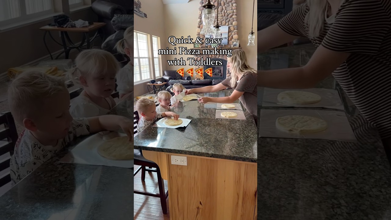 Easy, fun Pizza night for toddlers!