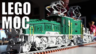 LEGO Nachbau: Lokomotive Krokodil SBB aus 30.000 Steinen!