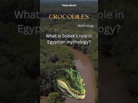 Crocodile Fact 15 - What is Sobek’s role in Egyptian mythology?