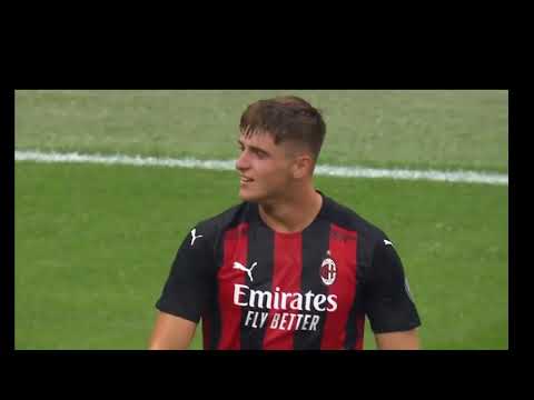 Lorenzo Colombo first goal for Milan in official game (vs Bodo 24. 09. 2020.)