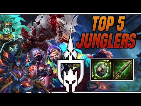 SMITE TOP 5 RANKED JUNGLERS!