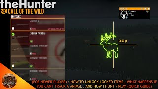 (FOR NEWER PLAYERS) : HOW TO UNLOCK LOCKED ITEMS , AND MORE , AND HOW I PLAY/HUNT | (Quick Guide)