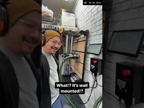 Wall Mounted CNC!  You've Never Seen A CNC Like This Before! Onefinity CNC