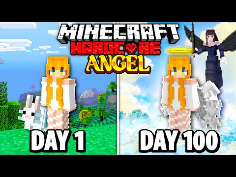 Lyndsay Rae - I Survived 100 Days as an ANGEL in Hardcore Minecraft!