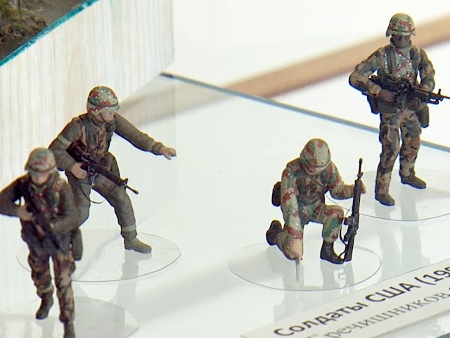 Выставка военных миниатюр