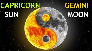 Capricorn Sun, Gemini Moon