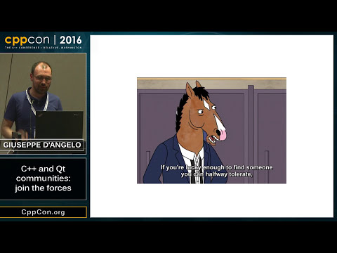 C++ and Qt communities: join the forces - Giuseppe D'Angelo [ CppCon 2016 ]