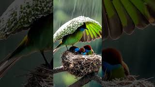 birds umbrella with wings #birds #birdslover #cave #wildlife #nature #shortsfeed #birdsounds #shorts