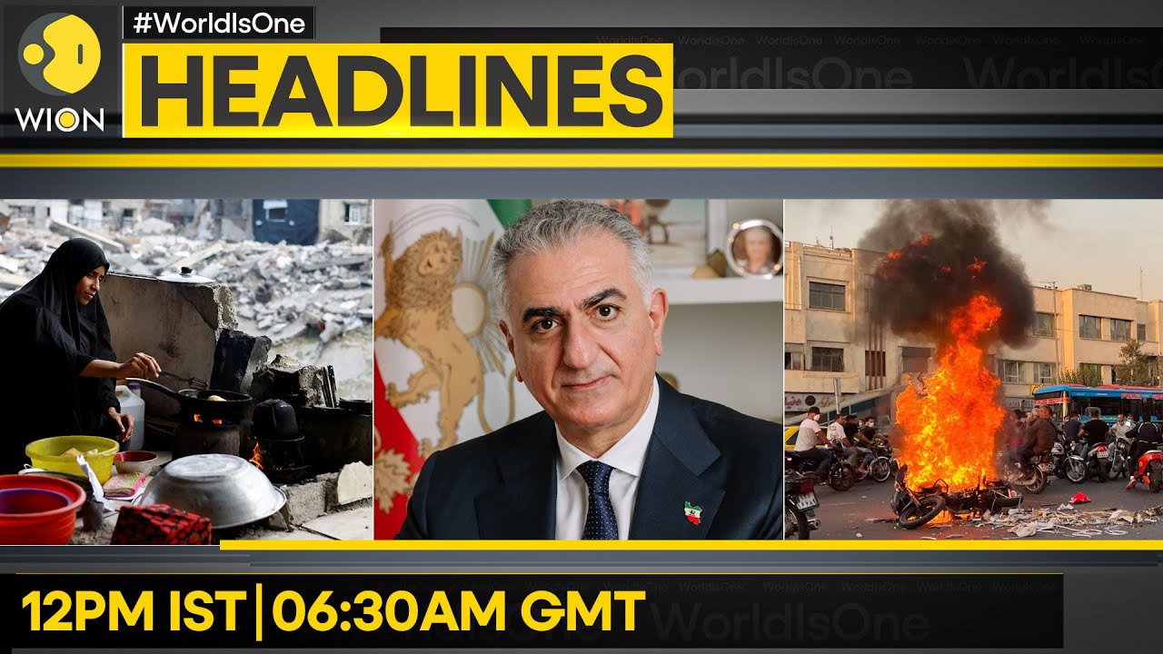 Pahlavi Urges More Protest in Iran | Iran Flag Briefly Swapped at London Embassy | WION Headlines
