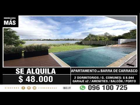 En Alquiler: Apartamento de 2 Dormitorios | Barra de Carrasco