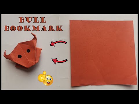 Red Bull Bookmacrk | B.M Series Ep.17 | How to make bull bookmark by T Art & Craft
