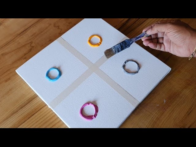 Landscape acrylic painting step by step tutorials