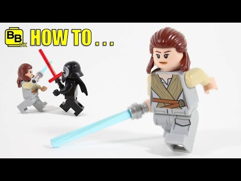 LAST JEDI REY!! LEGO STAR WARS MINIFIGURE CREATION!! Video