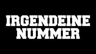 Irgendeine Nummer Music Video