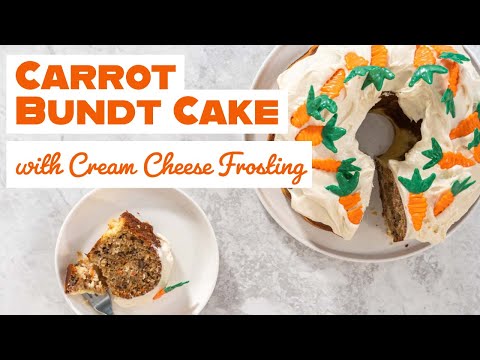 Carrot Bundt Cake with Cream Cheese Frosting