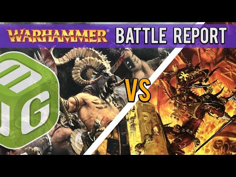 Beastmen vs Chaos Daemons Warhammer Fantasy Battle Report Ep 35