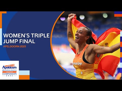 Women's triple jump final replay | Apeldoorn 2025