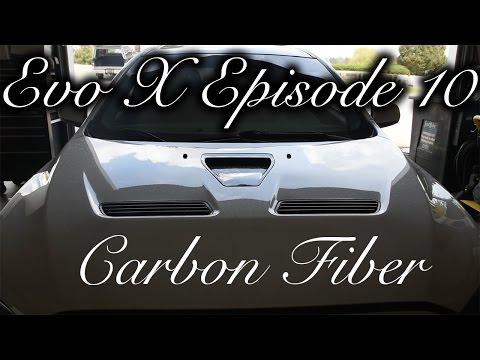 Carbon Fiber?! Evo X Hood Scoop