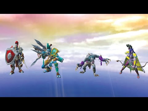 Footman vs Ghoul vs Headhunter vs Archer AllFullGrade